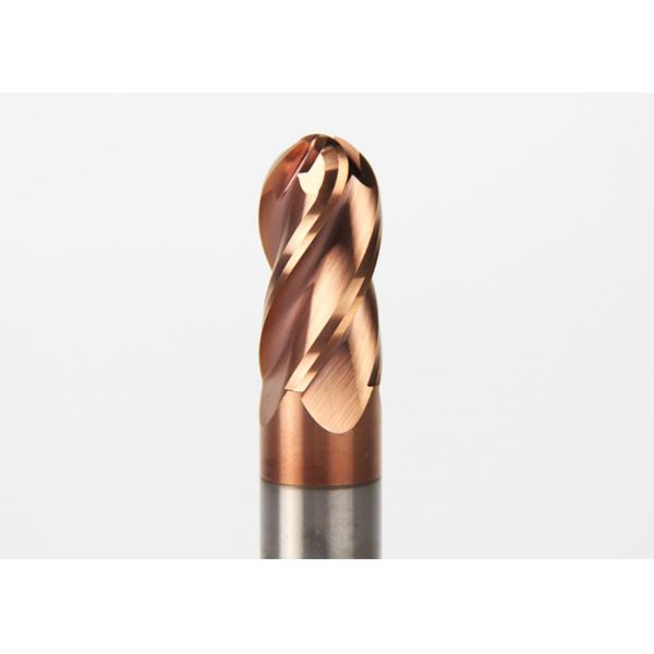 Quality 4 Flutes Carbide CNC Square Nose End Mill 1/4 Inch Shank Diameter 3 Inch Long for sale