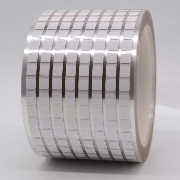 Quality 6mmx6mm 1.5mil White Gloss High Temperature Resistant Polyimide Label for sale