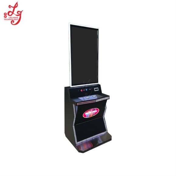 Quality LieJiang Most Popular 43 Inch Touch Screen Metal Skill Game Cabinet Link Game for sale