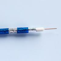 China Blue Jacket RG6 CCTV Coaxial Cable Bare Copper factory