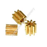 China Motor Bronze Spur High Precision Gears OEM Customized Golden Brass Spur Gear factory