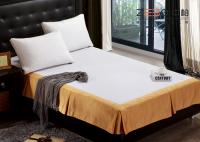 China Fashion Design Hotel Bed Skirts / Adjustable Bed Skirt Multi Color factory