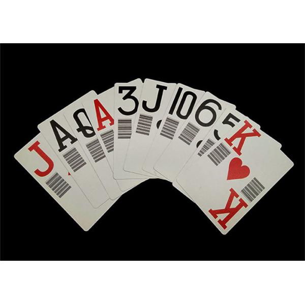 Quality Plastic PVC Waterproof Casino Standard Playing Cards Custom Offset Printing for sale
