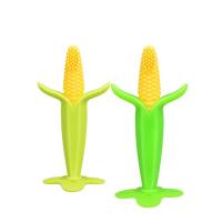 Quality Corn Shape Unisex Silicone Baby Teether Teething Infant Toothbrush Teether for sale