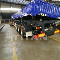 China Side tipper trailer side tipping trailer side dump semi trailer for sale factory