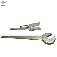 China Steel Pipe Wrench And Pad Fork Of Jet Grouting Drilling Rig factory