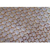 Quality Brass and Copper Decorative Ring Mesh Curtain Decorates Your Room And Office for sale