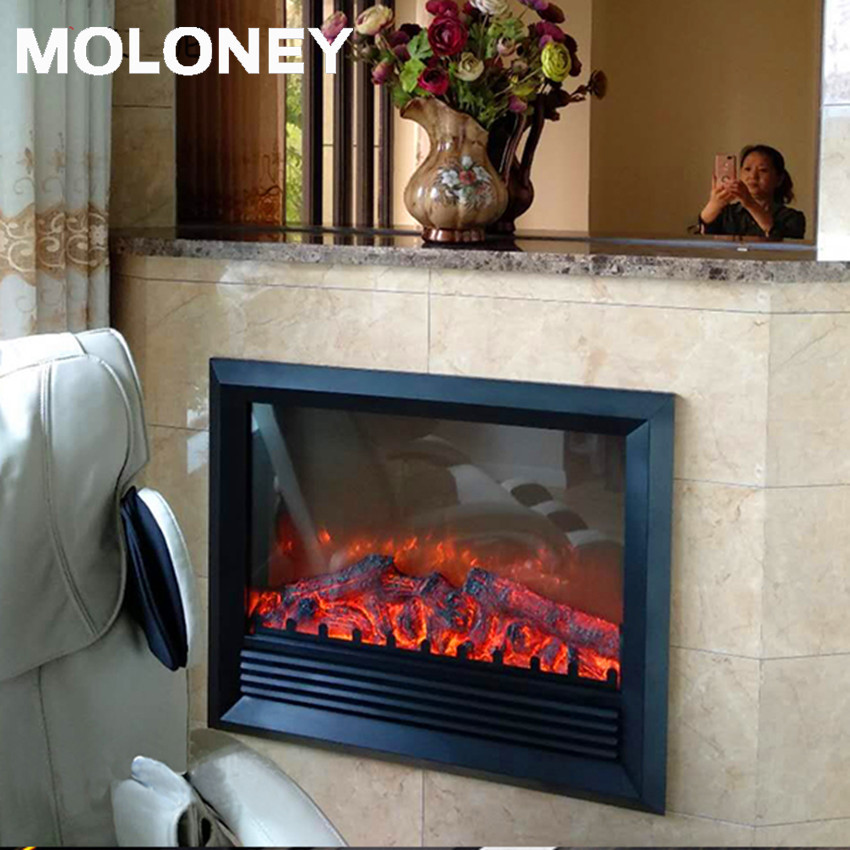 China 35inch Space Warm Mantel Electric Fireplace Hassle-Free Assembly 750-1500W factory