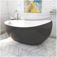 China Central Drain Sanitary Bathtub 1.4m Indoor Corner Whirlpool Free Standing Tub factory