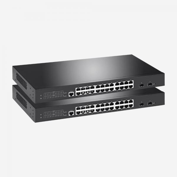 Quality VLAN ACL Layer 2+ Managed Gigabit Switch With 24 RJ45 Ports 1 Console Port 2SFP for sale