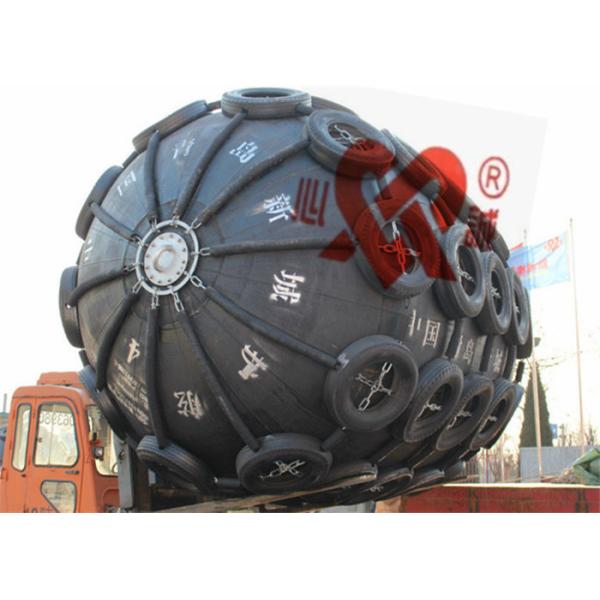 Quality Warship Protection Pneumatic Marine Fenders Yokohama Bumper 2.5m Diameter for sale