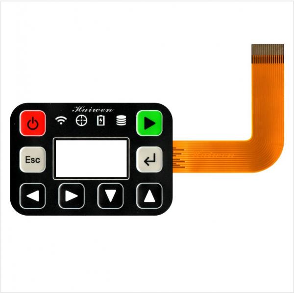 Quality Graphic Overlay Control LED Membrane Switch Customized Flexible FPC for sale