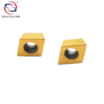 Quality P25 And K30 Grade Indexable Carbide Inserts 91.5 HRA High Manganese Steel CVD for sale