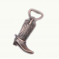 China Cool Innovative wholesale wedding favor, fancy gift, antique copper cow boy boot beer bottle opener factory