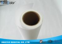 China Inkjet Print Fabric Polyester Canvas Rolls With Blank White Matte Coated Surface factory