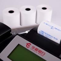 Quality BPA Free 45GSM Shipping Label Thermal Paper Jumbo Roll 54um for sale