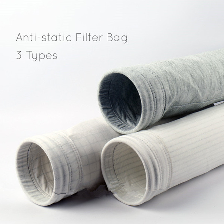 China Anti - Static High Efficiency Filter Bag Polyester 1000mm~8000mm Length factory