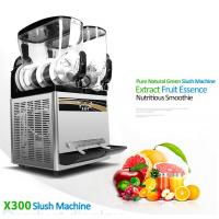 China 12+12L commercial slush machine for sale Snack Food Machinery factory