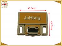 China Zinc Alloy Metal Handbag Turn Clasp Lock , Decorative Twist Turn Lock Hardware factory