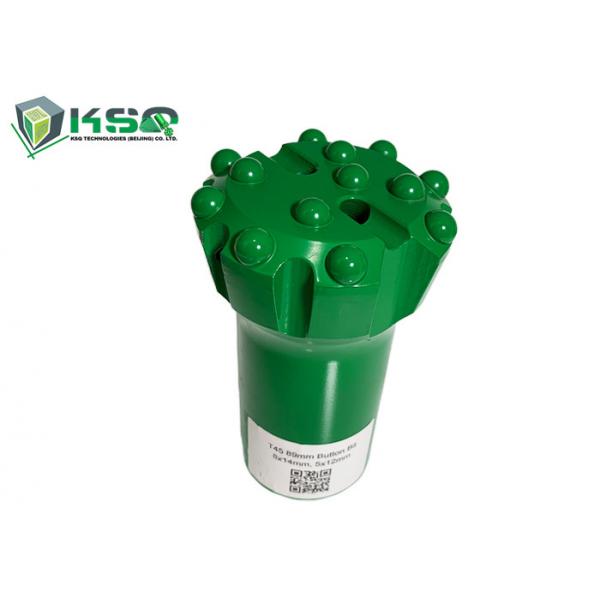 Quality High Footage Speed T45 89mm Rock Drilling Tools Thread Button Bits for sale