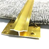 China Aluminum Laminate To Carpet Trim Profile Flooring Transition Profiles For Floors for sale