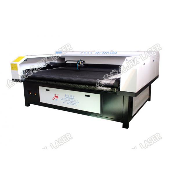 Quality Large Format Vision Laser Cutting Machine For Tackle Twill Logos Stable for sale