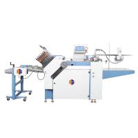 Quality 480mm Width Pharmaceutical Leaflet Folding Machine 16 Buckle Plate Belt Driving for sale