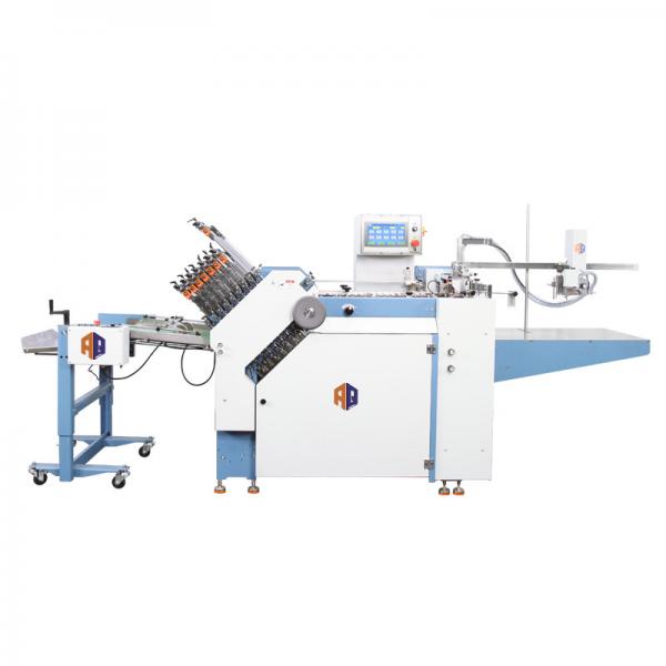 Quality 480mm Width Pharmaceutical Leaflet Folding Machine 16 Buckle Plate Belt Driving Type for sale