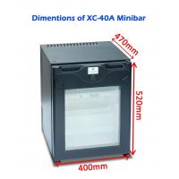 China Single Door Commercial Hotel Mini Bar Refrigerator Electric For Home factory