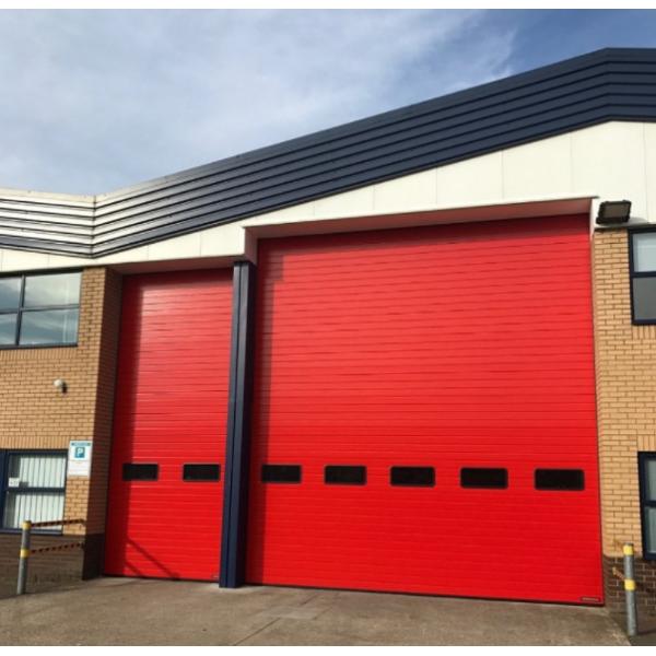 Quality Polyurethane Insulated Sectional Doors Large sizes Panel Thickness 40mm~80mm for sale