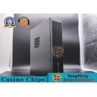 China Black Metal Baccarat Gambling Systems Mini Desktop Computer Host With Chassis Plus Power Supply Set for sale