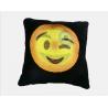 China Face Emoji Pillow Sequin Decor Cushion Cover Reversible Change Sofa Changing factory