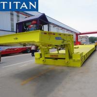 China Hydraulic detachable gooseneck trailer used lowboy trailers for sale factory