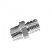 China Nipple Stainless Steel 304 Grade Pipe Fitting 1/2 Forged BSP Standard Hex Nipple factory