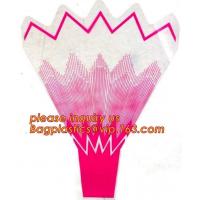 China Biodegradable Flower Sleeve For Flower Packaging,Cellophane Bag Flower Mesh,Flower Sleeve Bag,Handing Plastic Bags/Plast for sale