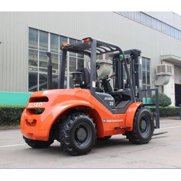 Quality Counterweight 4WD 4X4 2.5 Tons 3000mm Rough Terrain Forklift for sale