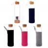 China Portable Tea Infuser Travel Unbreakable Glass Water Bottle With Filter factory