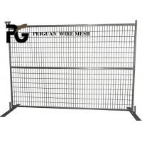 Quality School Construction Safety Fence Panels , Anti Corrosion Portable Fence Canada for sale