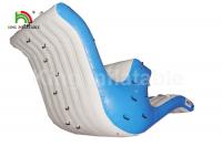 China Blue 5 * 2.5m Inflatable Rocker Slide / Water Park Toys For Commercial Rental factory