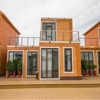 China Zontop Design Luxury  Two Story Detachable Storage  Glass 2 Room Modular  Prefab Home Bolt Container House factory