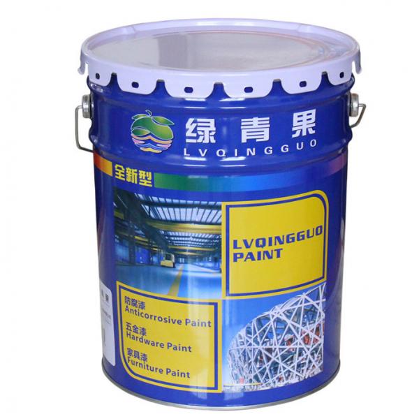 Quality Tinplate Chemicals Solvent Bucket 1 To 6 Gallon 0.32-0.42mm for sale