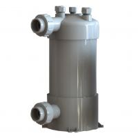 China Titanium Tube PVC Shell Heat Exchanger for Swimming Pool Heat Pump Aquarium Tube Heat Exchanger factory