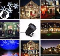 China outdoor FACTORY Christmas IP65 RGB full stars 8 images laser garden light factory