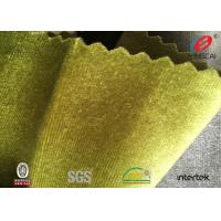 China Italy Ks Warp Knit Polyester Velvet Fabric Velvet Clothing Material 150-230gsm Density factory