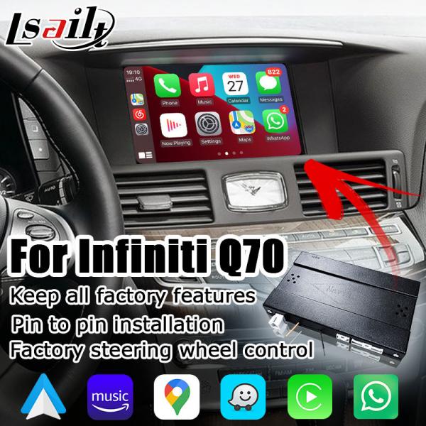 Quality Infiniti Q70 wireless carplay android auto phone screen mirroring projection media box by Lsailt for sale