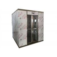 China Pharmaceutical Modular Clean Room Air Shower Tempered Glasses Double Doors Interlock for sale