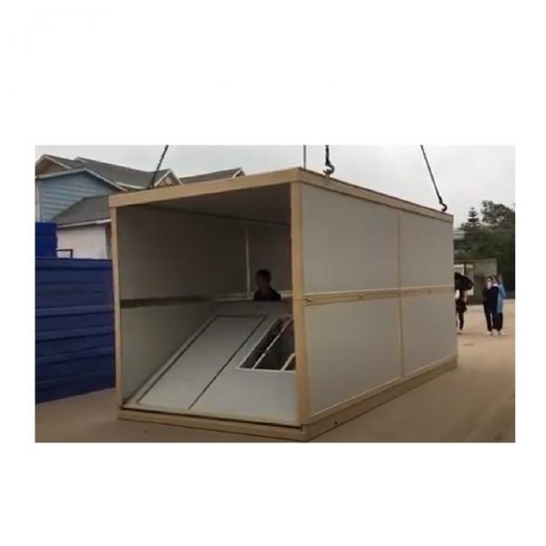 Quality Portable  Prefab Folding Container House Expandable For Office Building for sale