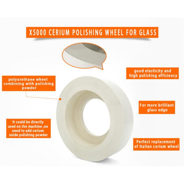 Quality X5000 Cerium Oxide Grinder Polishing Wheel Rubber Glass Wheel for sale
