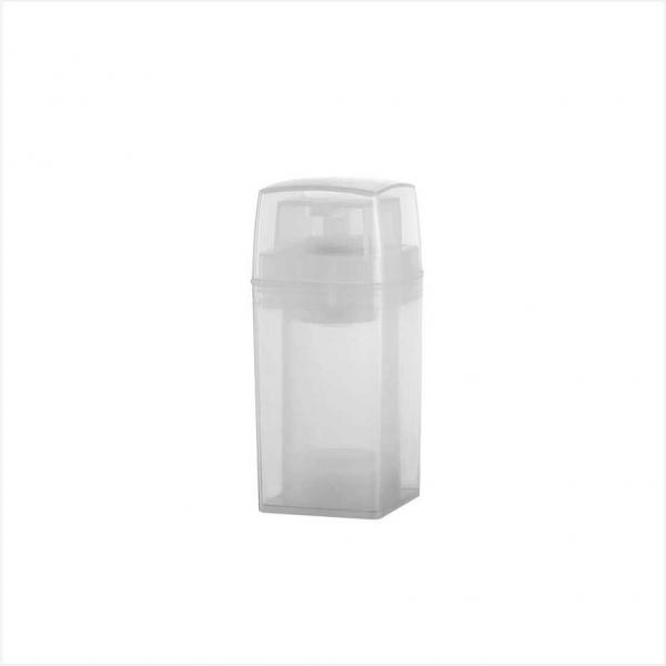 Quality Square Double Wall 15ml 30ml 50ml Cosmetic Airless Pump bottle in Recyclable PP for sale
