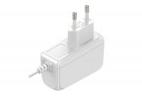 China 12V 2A AC Wall Mount Power Adapter , White 2000ma Switching Power Adapter factory